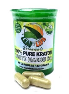 White Maeng Da Kratom Capsules - LEAF OF LIFE BOTANICALS