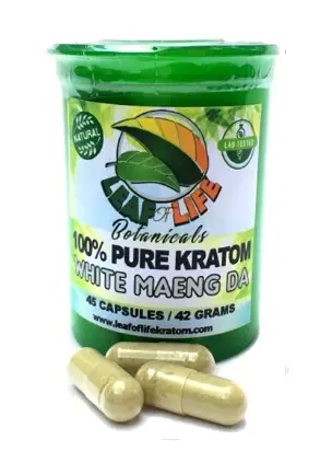 White Maeng Da Kratom Capsules