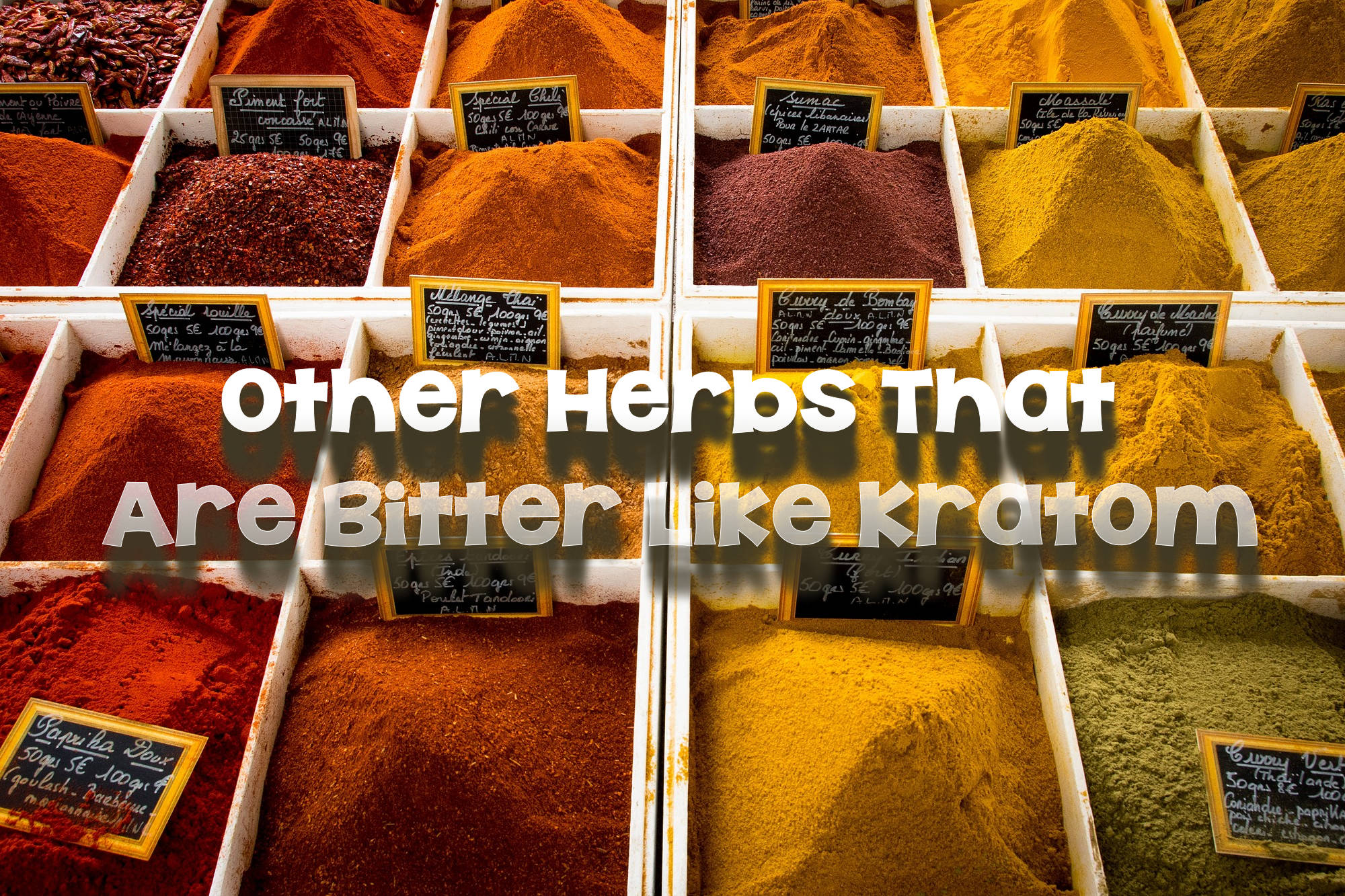 You are currently viewing Other Herbs That Are Bitter Like Kratom
