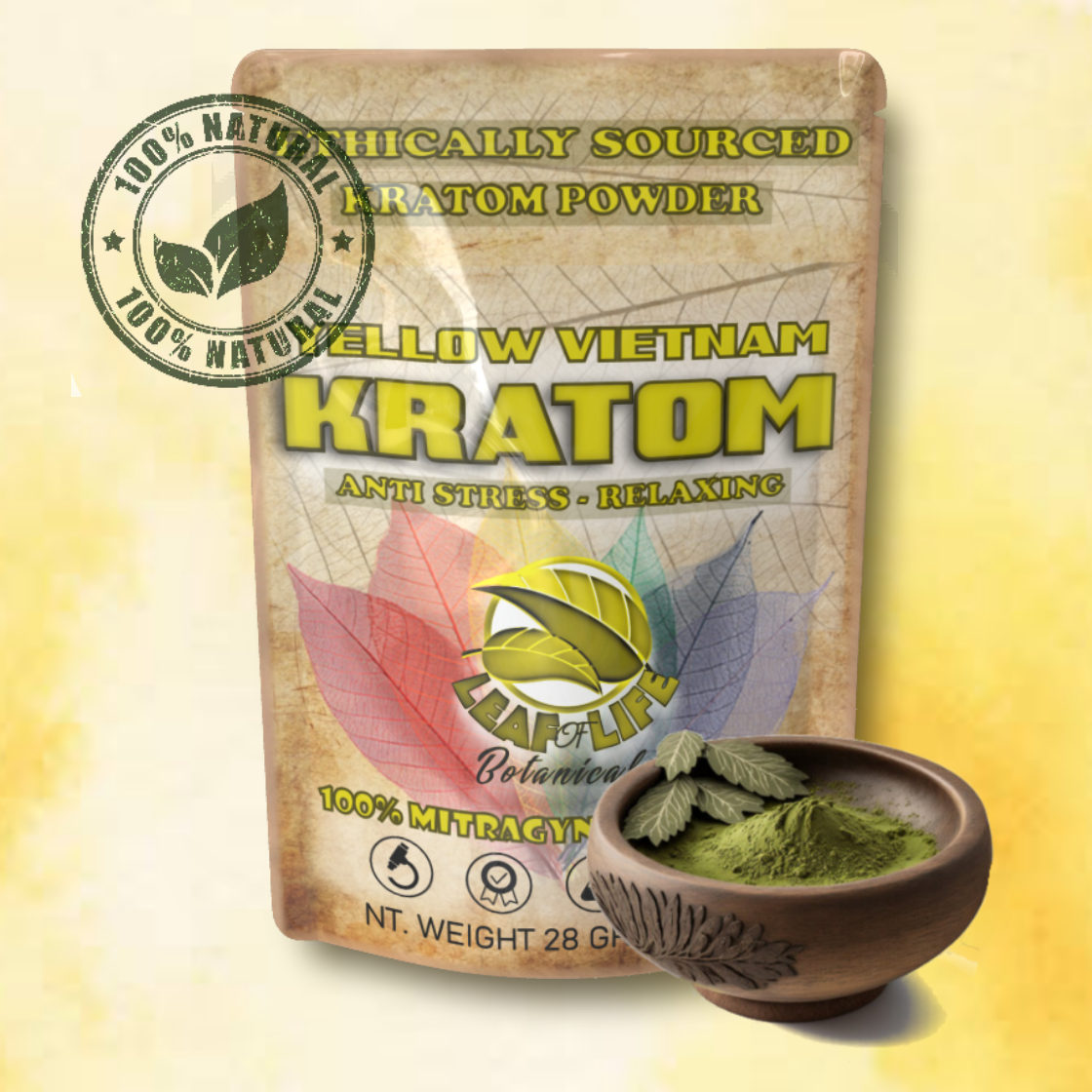 Yellow Vietnam Kratom
